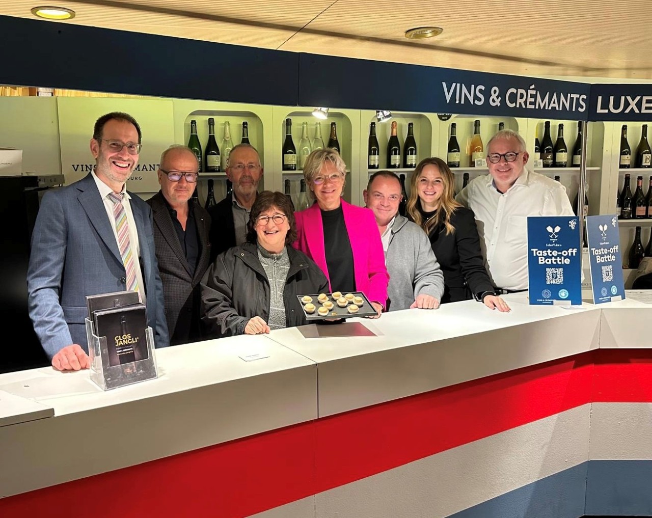 Die Teilnahme an der Expovina unterstreicht die Dynamik und Wettbewerbsfähigkeit des Luxemburger Weinsektors.